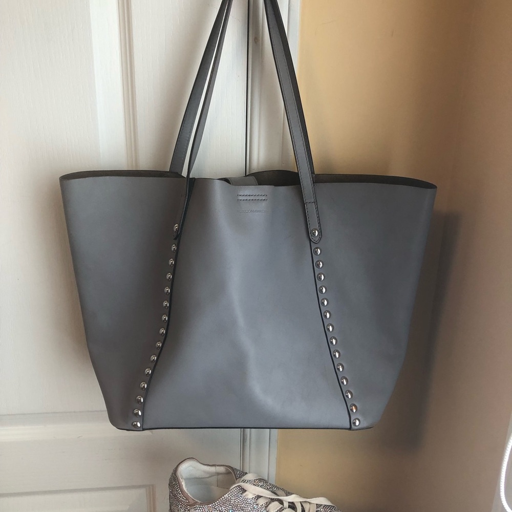 Rebecca Minkoff Gray Studded Tote